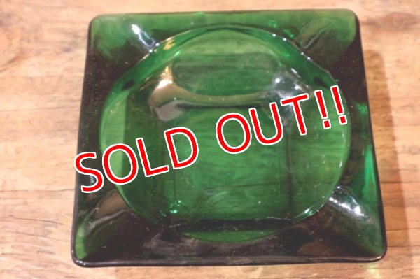 画像2: dp-260204-60 Anchor Hocking Forest Green 1950's-1960's Glass Ashtray