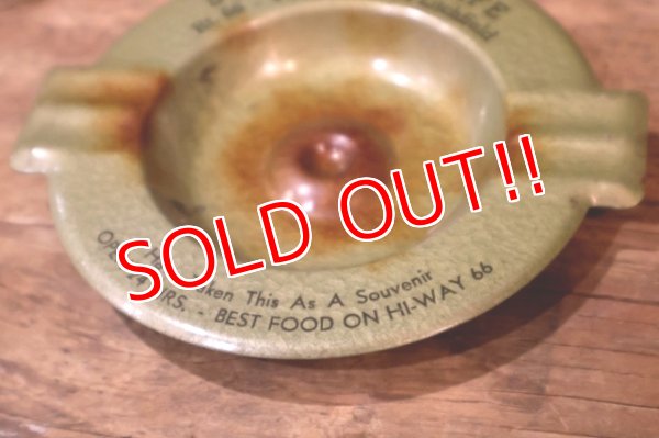 画像3: dp-260204-60 1950's Metal Ashtray "SUBWAY 66 CAFE"