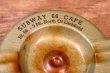 画像2: dp-260204-60 1950's Metal Ashtray "SUBWAY 66 CAFE"