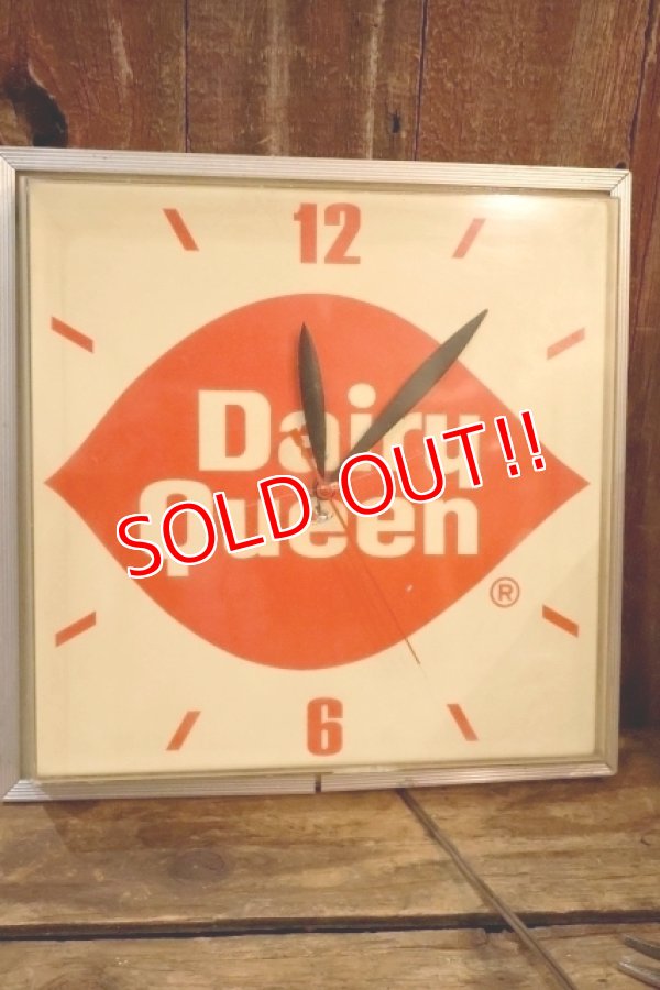 画像1: dp-260417-05 Dairy Queen 1960's-1970's Wall Clock