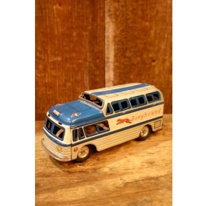 画像: dp-260325-22 1950's-1960's Greyhound Bus Tin Toy