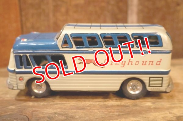 画像3: dp-260325-22 1950's-1960's Greyhound Bus Tin Toy