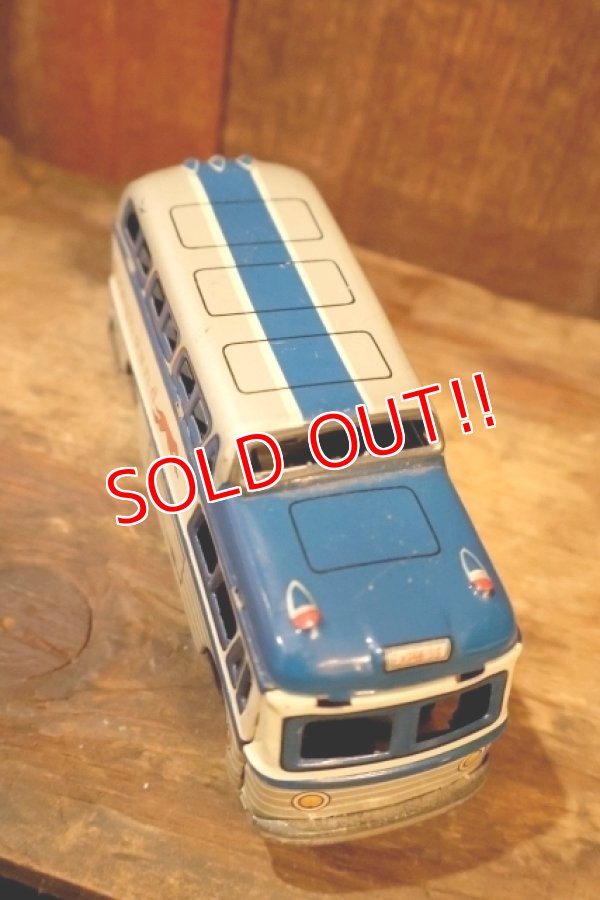 画像5: dp-260325-22 1950's-1960's Greyhound Bus Tin Toy