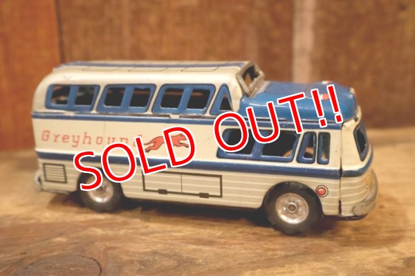 画像4: dp-260325-22 1950's-1960's Greyhound Bus Tin Toy