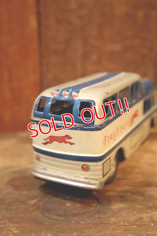 画像7: dp-260325-22 1950's-1960's Greyhound Bus Tin Toy