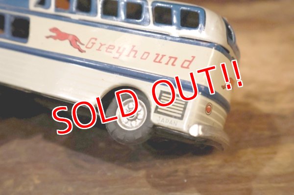 画像9: dp-260325-22 1950's-1960's Greyhound Bus Tin Toy