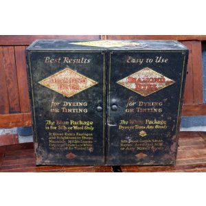 画像: dp-260501-01 Wells & Richardson Company, Inc. 1920's DIAMOND DYES METAL CABINET