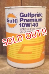 画像: dp-230901-120 Gulf / Gulfpride Premium 10W 40 ONE U.S. QUART OIL CAN