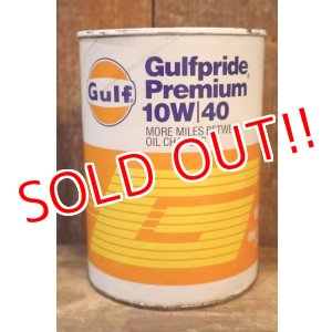 画像: dp-230901-120 Gulf / Gulfpride Premium 10W 40 ONE U.S. QUART OIL CAN