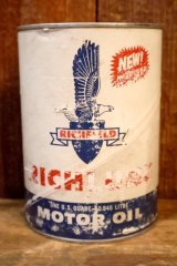 画像: dp-260204-103 RICHFIELD 1960's ROCO MOTOR OIL ONE U.S. QUART CAN