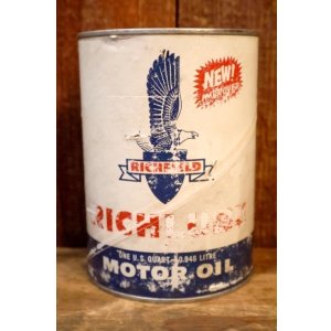 画像: dp-260204-103 RICHFIELD 1960's ROCO MOTOR OIL ONE U.S. QUART CAN
