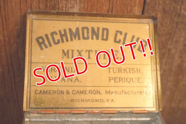 画像9: dp-260501-08 CAMERON & CAMERON 1910's-1920's Richmond CLUB MIXTURE TOBACCO CAN