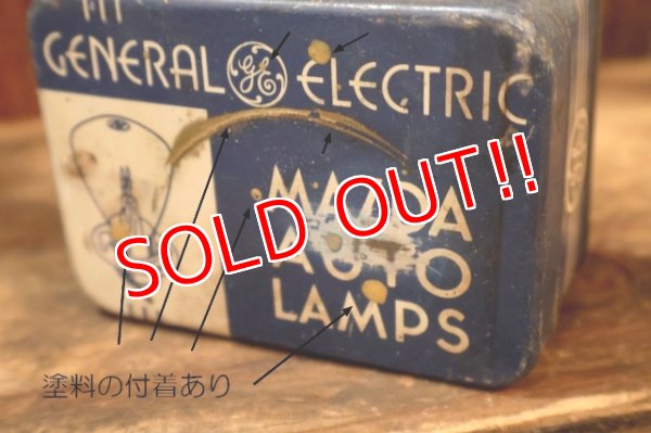 画像3: dp-260501-07 GENERAL ELECTRIC / 1930's-1940's MAZDA AUTO LAMP TIN BOX