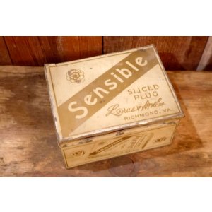 画像: dp-260501-30 LARUS & BRO. CO. 1940's Sensible Sliced Plug TIN CAN