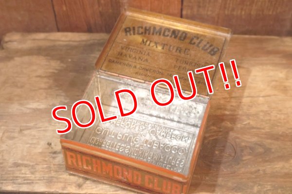 画像8: dp-260501-08 CAMERON & CAMERON 1910's-1920's Richmond CLUB MIXTURE TOBACCO CAN