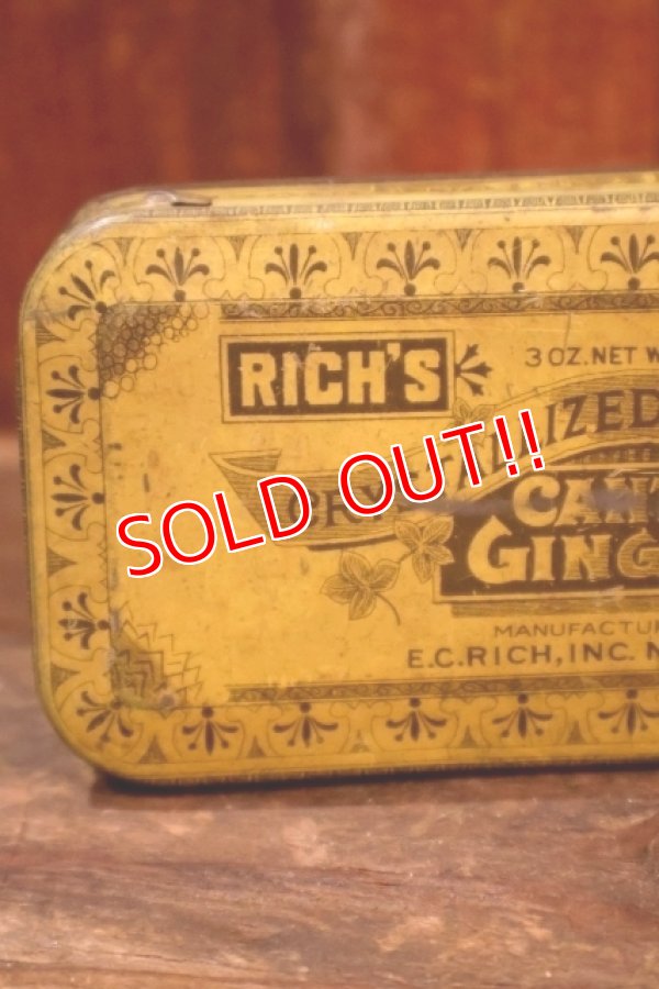 画像2: dp-260501-11 E.C. RICH, INC. 〜1920's RICH'S CANTON GINGER TIN CAN