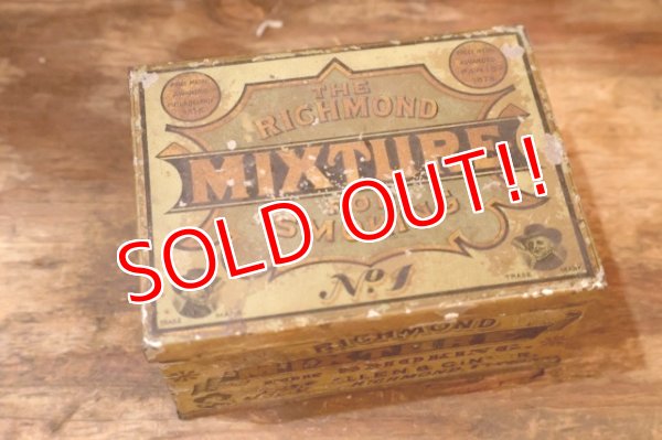 画像1: dp-260501-09 ALLEN & GINTER 1910's-1920's THE RICHMOND MIXTURE TOBACCO CAN