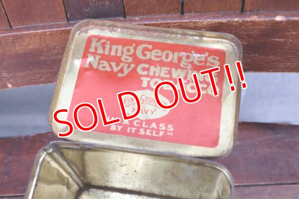 画像8: dp-260501-04 ROCK CITY TOBACCO 1940's King George's Navy CHEWING TOBACCO CAN