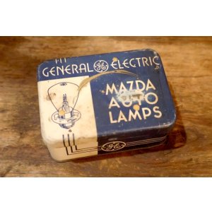 画像: dp-260501-07 GENERAL ELECTRIC / 1930's-1940's MAZDA AUTO LAMP TIN BOX