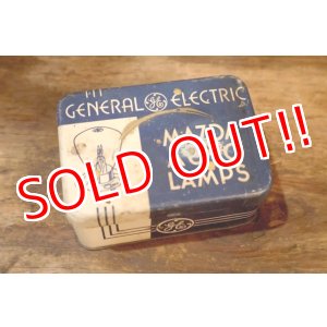 画像: dp-260501-07 GENERAL ELECTRIC / 1930's-1940's MAZDA AUTO LAMP TIN BOX