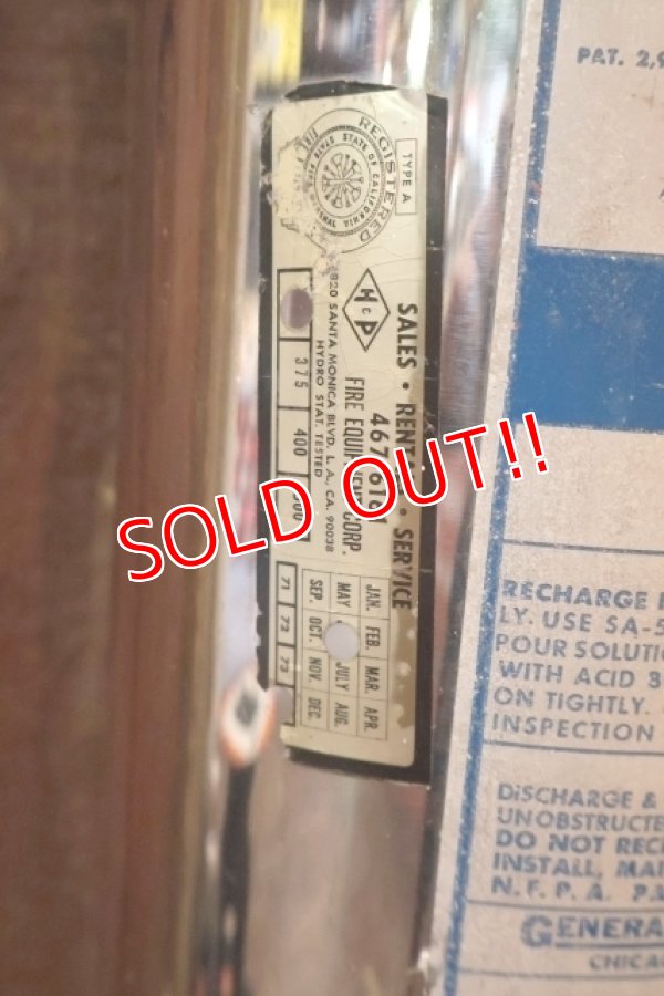 画像4: dp-260106-01 General SODA-ACID 1970's FIRE EXTINGUISHER