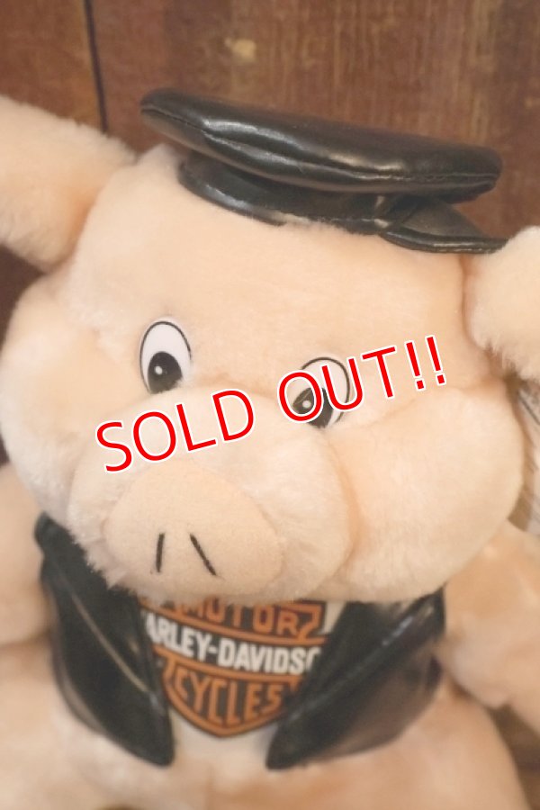 画像2: ct-260325-23 HARLEY-DAVIDSON / Play By Play 1990's Pig Biker Hog Plush Doll