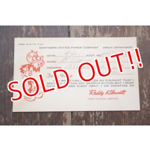 画像: ct-260401-03 Reddy Kilowatt / 1950' Invoice