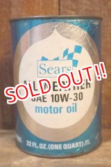 画像: dp-230901-120 Sears / ALL WEATHER  SAE 10W-30 ONE U.S. QUART MOTOR OIL CAN