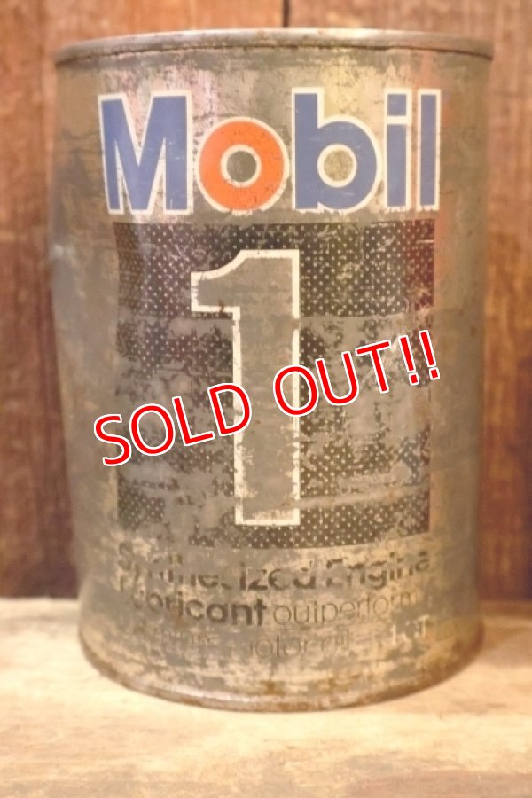 画像1: dp-230901-120 Mobil 1 ONE U.S. QUART OIL CAN