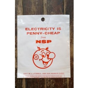 画像: ct-260401-03 Reddy Kilowatt / NSP Plastic Bag
