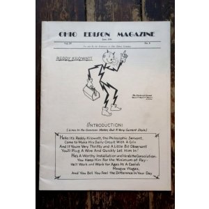 画像: ct-260401-03 Reddy Kilowatt / 1930's OHIO EDISON MAGAZINE