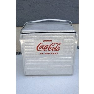 画像: dp-260325-05 Coca-Cola 1950's-1960's Aluminum Cooler Box