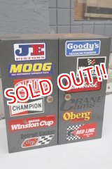 画像: dp-260417-12 1980's-1990's METAL PARTS CABINET with Stickers