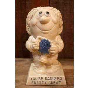 画像: ct-220901-15 R & W BERRIES 1970's Message Doll "YOU'RE RATED P.G. PRETTY GREAT"
