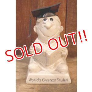 画像: ct-220901-15 R & W BERRIES 1970's Message Doll "World's Greatest Student"