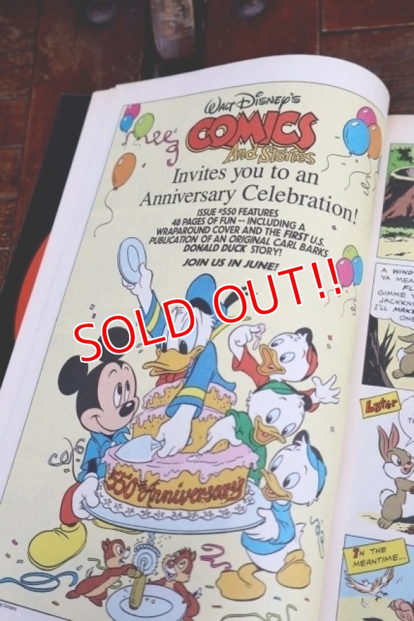 画像8: ct-251201-07 Walt Disney's COMICS And Stories 550th Anniversary 1990 Comic