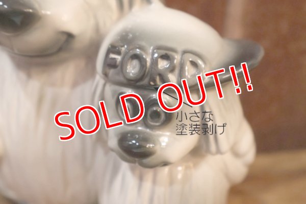 画像7: ct-260322-08 FORD / 1950's-1960's Shaggy Dog Ceramic Coin Bank