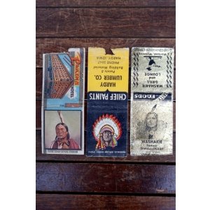 画像: dp-260204-120 1940's-1950's Advertising Matchbooks "Indian"