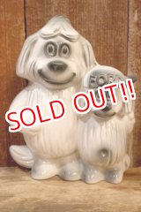 画像: ct-260322-08 FORD / 1950's-1960's Shaggy Dog Ceramic Coin Bank