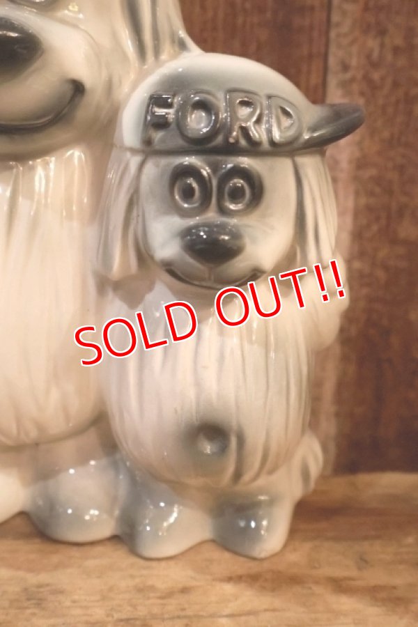 画像3: ct-260322-08 FORD / 1950's-1960's Shaggy Dog Ceramic Coin Bank