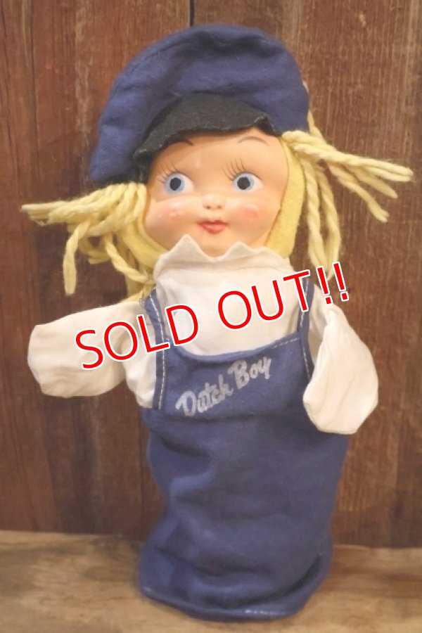 画像1: ct-260401-55 Dutch Boy Paint / 1950's Hand Puppet