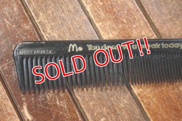 画像3: ct-260520-13 McDonald's / 1980's Plastic Comb
