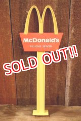 画像: ct-260520-18 McDonald's / Playskool 1970's Playset Plastic Sign