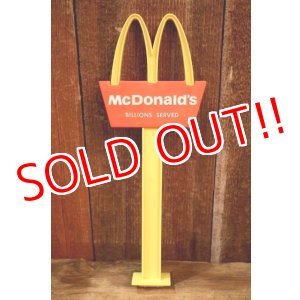画像: ct-260520-18 McDonald's / Playskool 1970's Playset Plastic Sign