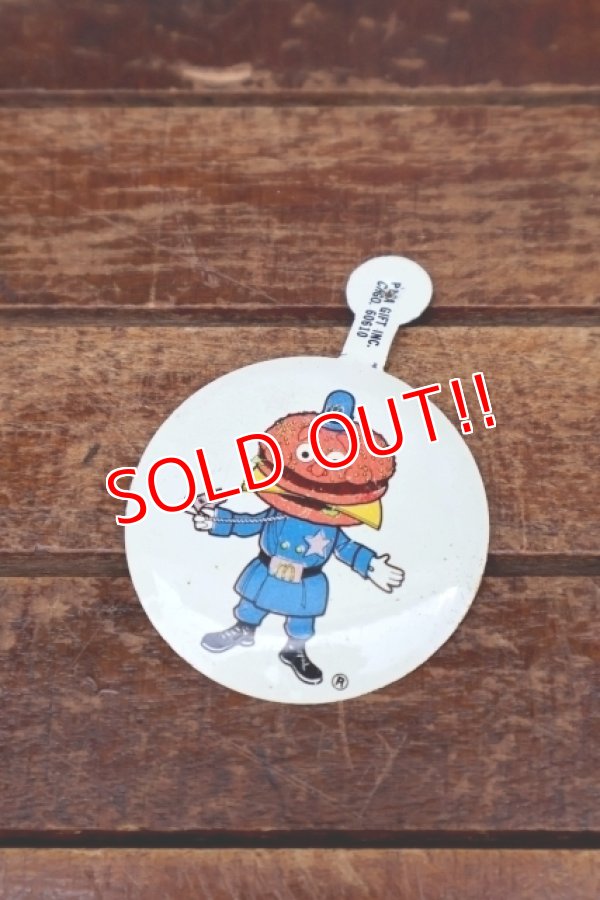 画像1: ct-260520-12 McDonald's / BIG MAC POLICE 1970's-1980's Clip Button