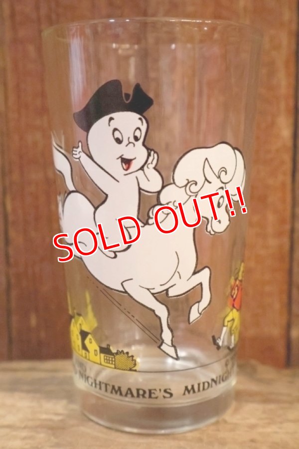 画像1: gs-251201-04 Casper & Nightmare / Arby's 1970's Novelty 12 oz. Glass