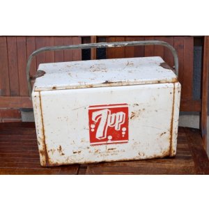 画像: 【ジャンクコンディション】dp-260325-06 7 Up / Cronstorms MFG. CO. 1950's Cooler Box