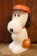 画像: ct-260325-38 Snoopy / Determined 1970's-1980's Coin Bank