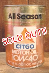 画像: dp-230901-120 CITGO / 10W-40 MOTOR OIL ONE U.S. QUART CAN