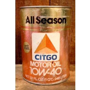 画像: dp-230901-120 CITGO / 10W-40 MOTOR OIL ONE U.S. QUART CAN